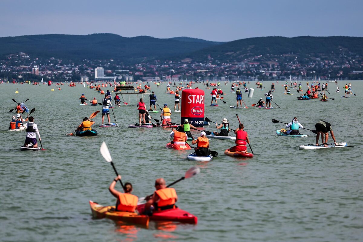 Hervis Balaton-átevezés