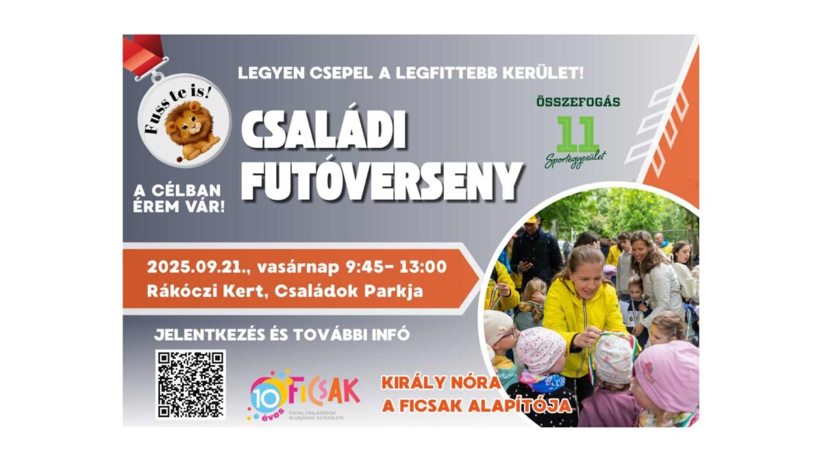 RUNaway Rákóczi Kert Családok Parkja futóverseny 2025