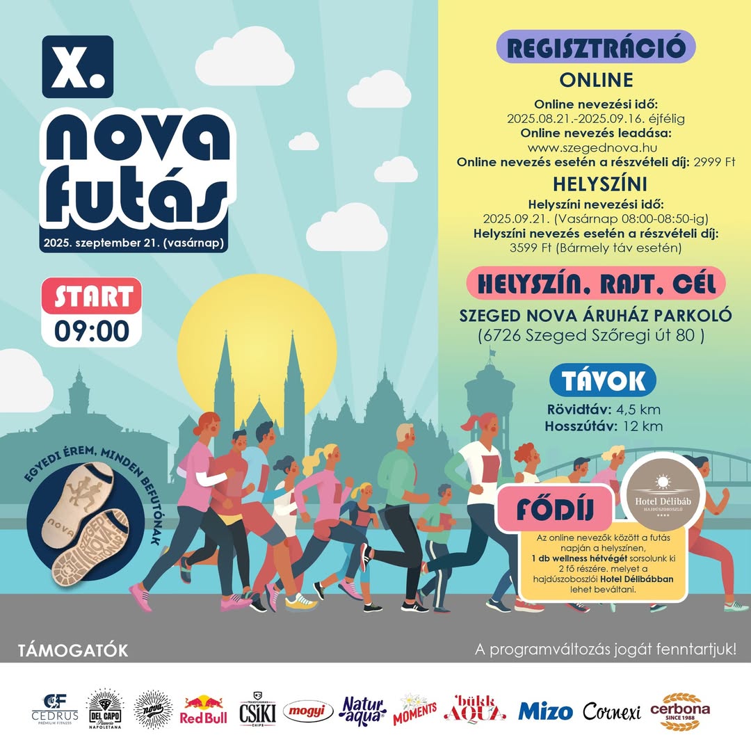 X. NOVA FUTÁS – Szeged