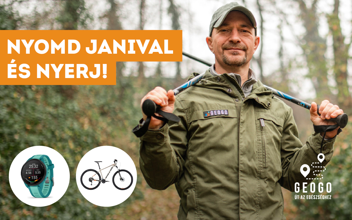 Új útvonalak, új lendület: Nyomd Janival a GeoGo-ban!