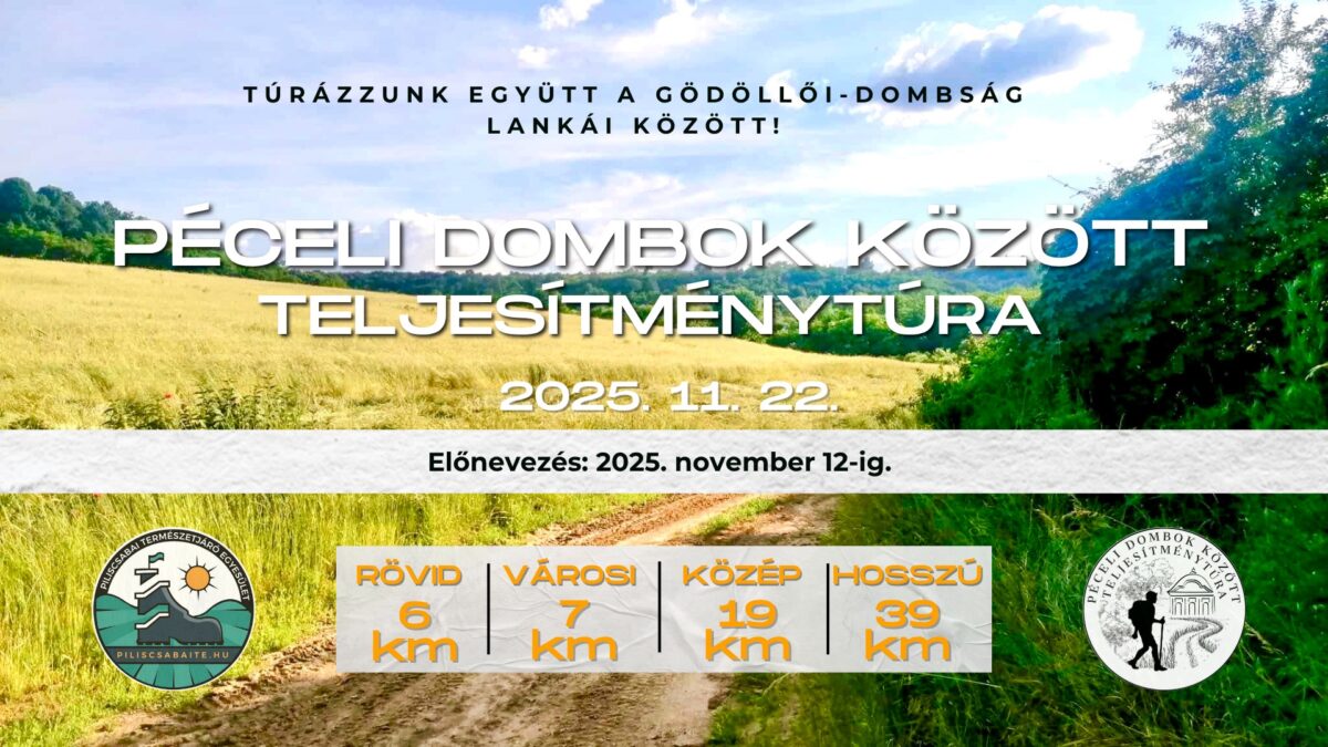 Őszi túrakaland a Gödöllői-dombságban – Itt a „PDK – Péceli Dombok Között” teljesítménytúra!