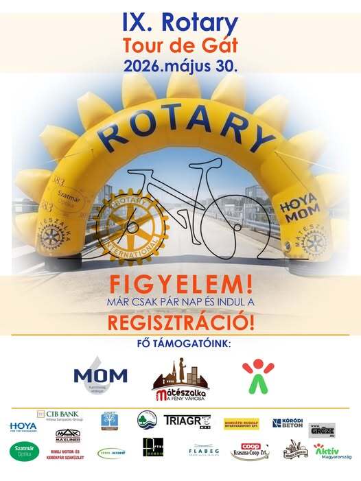 IX. ROTARY TOUR DE GÁT