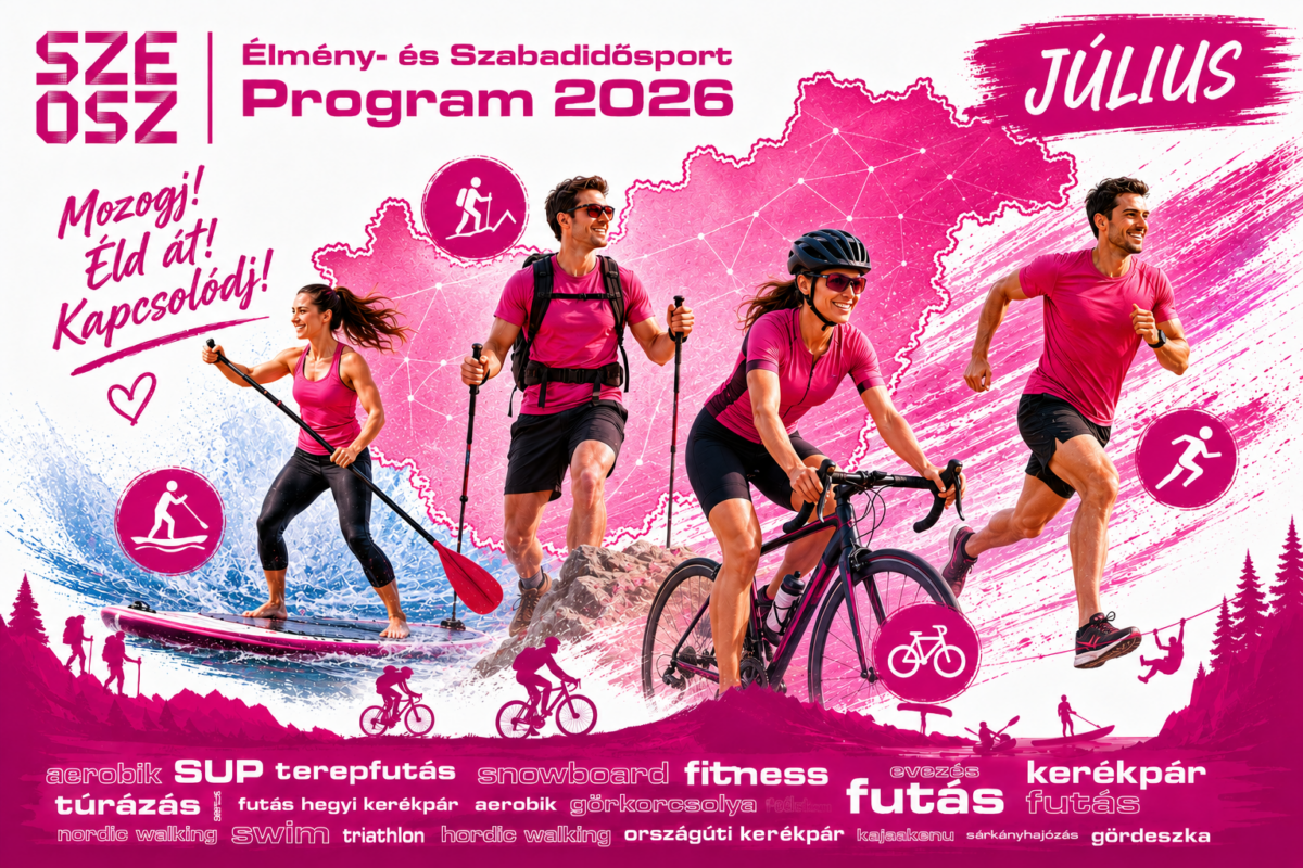 Júliusban is a SZEOSZ élménysport-programjain pezseg az ország