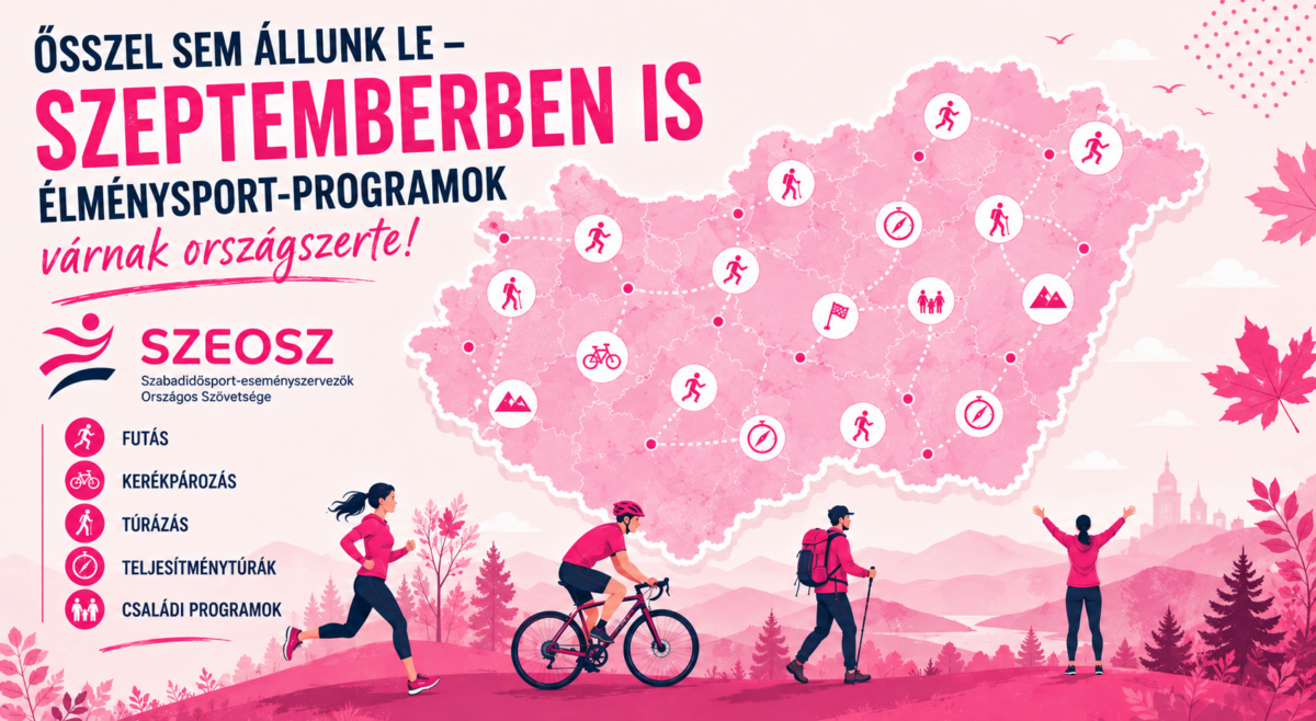 Ősszel sem állunk le – szeptemberben is élménysport-programok várnak országszerte